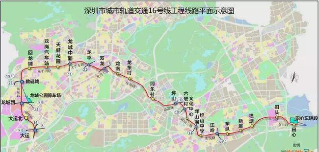 深圳地鐵16號(hào)線最新線路圖，城市發(fā)展的脈絡(luò)與未來展望